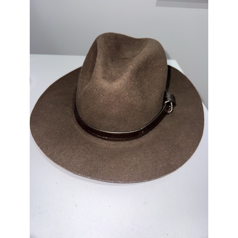 Goorin Bros Brown Wool Western‎ Country Cowboy Fedora Hat Mens Women's Sz Medium